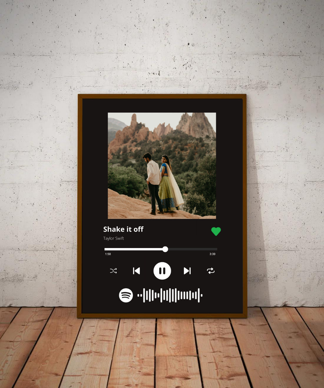 Affiche Spotify personnalisée